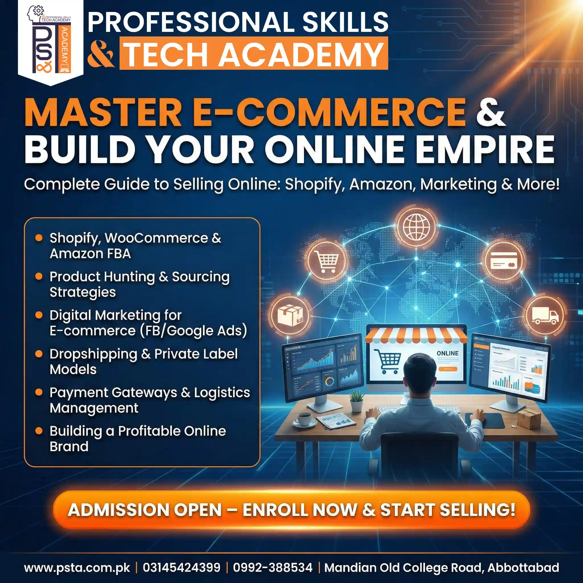 Master E-Commerce & Build Your Online Empire: Amazon FBA, Shopify & Dropshipping